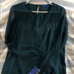 Dark green blouse